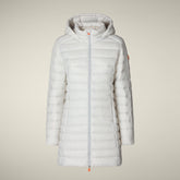 Piumino lungo donna animal free Carol grigio - Icons Donna | Save The Duck