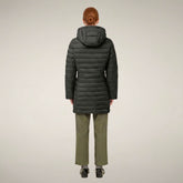 Piumino lungo donna Carol verde terra - Gallery FW26 | Save The Duck