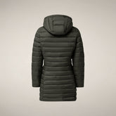 Piumino lungo donna Carol verde terra - Gallery FW26 | Save The Duck