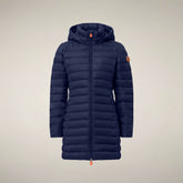 Women's Puffer Jacket Carol in Navy Blue - Preview FW26 Woman | Save The Duck