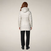 Damen-Steppmantel Reese in Rainy Beige | Save The Duck