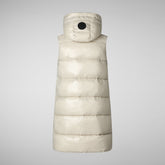 GILET CON CAPPUCCIO DONNA IRIA RAINY BEIGE | Save The Duck
