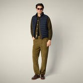 Gilet animal free uomo Rhus blu nero - Icons Uomo | Save The Duck