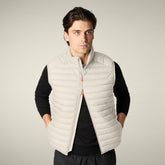 Gilet imbottito uomo Adam Beige chiaro | Save The Duck