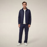 Gilet imbottito uomo Adam blu navy | Save The Duck