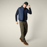 Gilet imbottito uomo Adam blu navy | Save The Duck