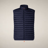 Gilet imbottito uomo Adam blu navy | Save The Duck
