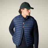 Gilet imbottito uomo Adam blu navy | Save The Duck