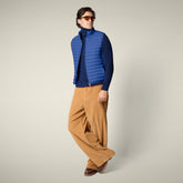 Gilet imbottito uomo Adam eclipse blu | Save The Duck