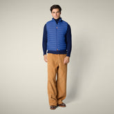 Gilet imbottito uomo Adam eclipse blu | Save The Duck