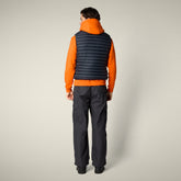 Gilet imbottito uomo Adam grigio nero | Save The Duck