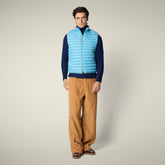 Gilet imbottito uomo Adam azzurro bay | Save The Duck