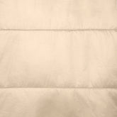 Gilet pour femme réversible modèle Nives en fourrure Animal Free beige sable | Save The Duck