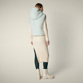 Women's faux fur vest Ayla in Glacier Blue | Save The Duck