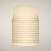 Gilet imbottito donna Mara beige crema | Save The Duck