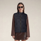 Gilet imbottito donna Arabella blu nero | Save The Duck