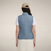 Gilet imbottito donna Arabella azzurro polvere | Save The Duck