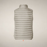 Veste sans manches Aria beige clair pour femme | Save The Duck