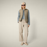 Gilet imbottito donna Charlotte Grigio elefante - Icons Donna | Save The Duck