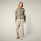 Gilet imbottito donna Charlotte Grigio elefante - Icons Donna | Save The Duck