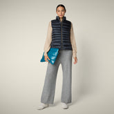 Gilet imbottito donna Lynn blu nero | Save The Duck