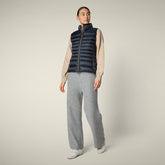 Gilet imbottito donna Lynn blu nero | Save The Duck