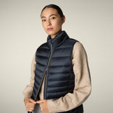 Gilet imbottito donna Lynn blu nero | Save The Duck