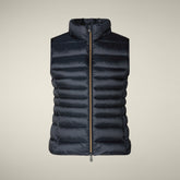 Gilet imbottito donna Lynn blu nero | Save The Duck