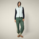 Gilet imbottito donna Lynn azzurro ghiaccio | Save The Duck