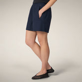 Women's Shorts Ieva in Navy Blue - ASAP | Save The Duck