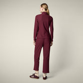 Pantaloni donna Milan bordeaux - Smartleisure Donna | Save The Duck