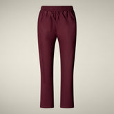 Pantaloni donna Milan bordeaux - Smartleisure Donna | Save The Duck
