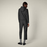 Felpa con zip donna Pear nero - Smartleisure Donna | Save The Duck