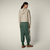 Felpa con zip donna Pear beige - Smartleisure Donna | Save The Duck