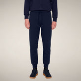 Men's Joggers Enno in Navy Blue | Save The Duck