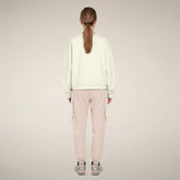 Women's Crewneck Sweatshirt Akemi in Cloud White | Save The Duck