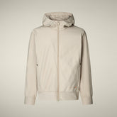 Felpa con zip uomo Luiz beige - Smartleisure Uomo | Save The Duck