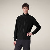 Men's Zip-Up Jacket Tulio in Black - Fyi | Save The Duck