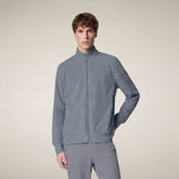 Men's Zip-Up Jacket Tulio in Rain Grey - Fyi | Save The Duck