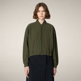 Bomber donna Alana verde serpente - FYI | Save The Duck