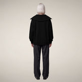 Women's Half-Zip Top Hinata in Black | Save The Duck