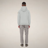 Felpa scuba con cappuccio unisex Syd bianco panna - Abbigliamento Smartleisure | Save The Duck