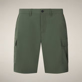 Shorts cargo uomo Oran verde timo - OMW | Save The Duck