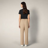 Pantaloni chino donna Gita beige stardust - ASAP | Save The Duck