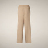 Pantaloni chino donna Gita beige stardust - ASAP | Save The Duck