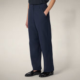Pantaloni chino donna Gita blu navy - ASAP | Save The Duck
