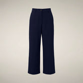Pantaloni chino donna Gita blu navy - Abbigliamento Smartleisure | Save The Duck
