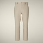 Pantaloni uomo Steve L.32 beige - Smartleisure Uomo | Save The Duck