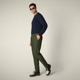 Pantaloni uomo Steve L.32 verde bosco - Smartleisure Uomo | Save The Duck