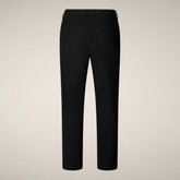 Men's Slim Fit Chino Pants Steve L.32 in Black - FYI | Save The Duck